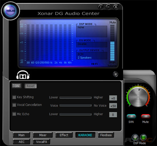 xonar audio center software suite